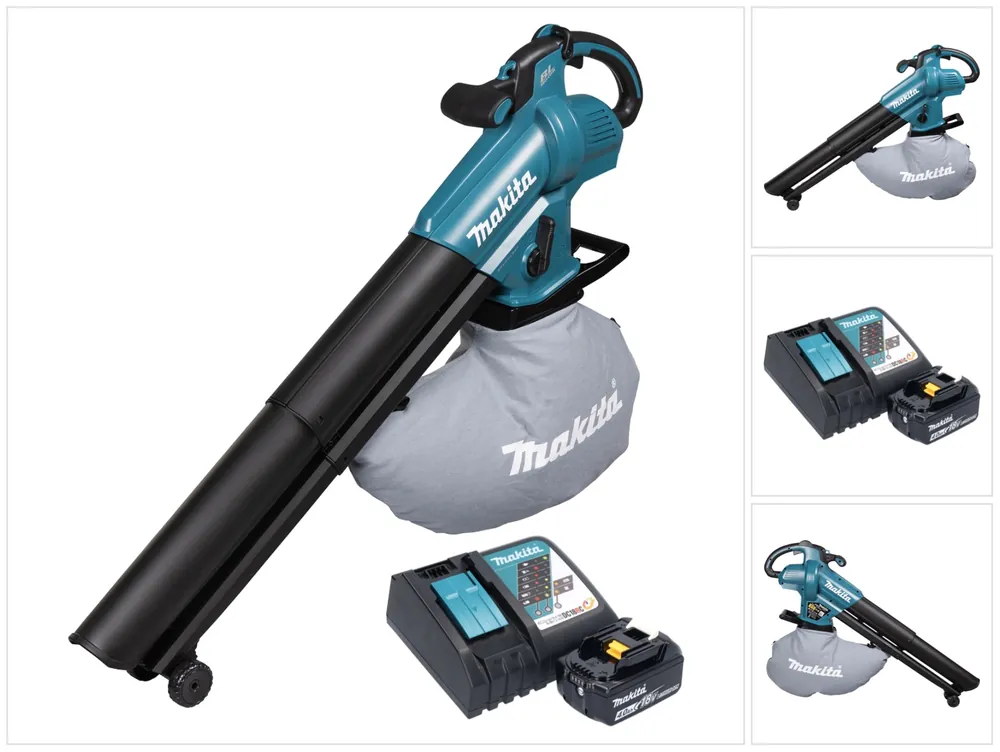 Must-Have Makita DUB 187 RM Akku Laubbläser und Laubsauger 18 V Brushless + 1x Akku 4,0 Ah + Ladegerät
