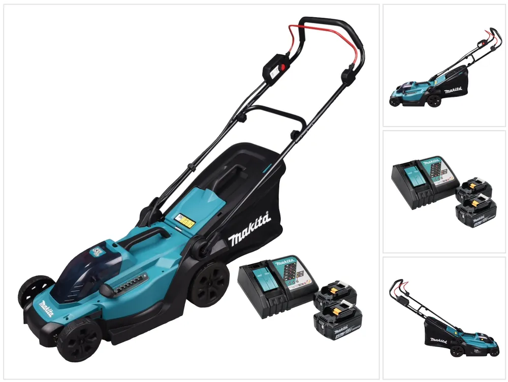 Makita DLM 330 RM2 Akku Rasenmäher 18 V 33 cm 30 l + 2x Akku 4,0 Ah + Ladegerät Direkt Vom Hersteller