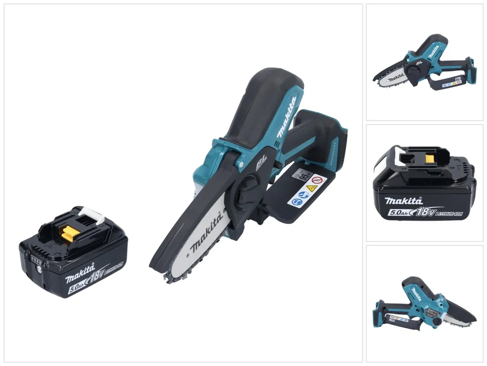 Makita DUC 101 T1 Akku Astsäge 18 V 10 cm Brushless + 1x Akku 5,0 Ah - ohne Ladegerät Versand Am Gleichen Tag