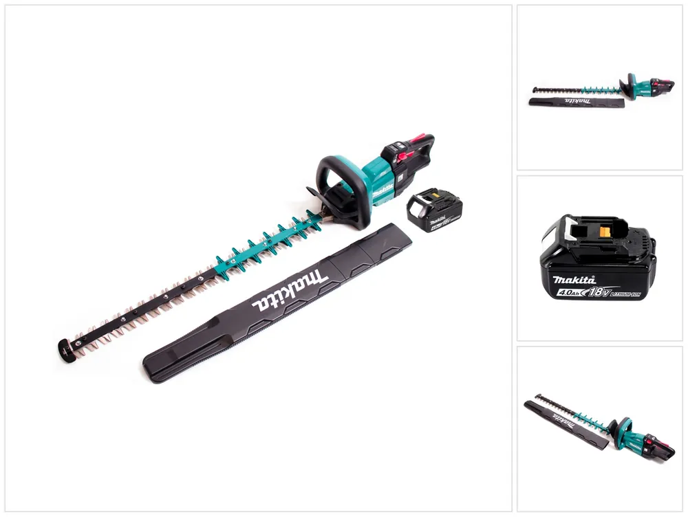 Rabatt Makita DUH 751 M1 Akku Heckenschere 18V 75 cm Brushless + 1x Akku 4,0Ah - ohne Ladegerät