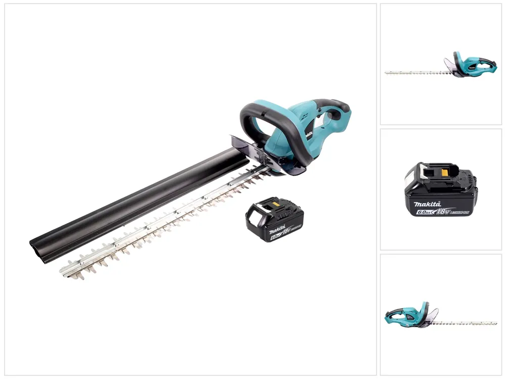 Makita DUH 523 G Akku Heckenschere 18 V 52 cm + 1x Akku 6,0 Ah - ohne Ladegerät Beliebt