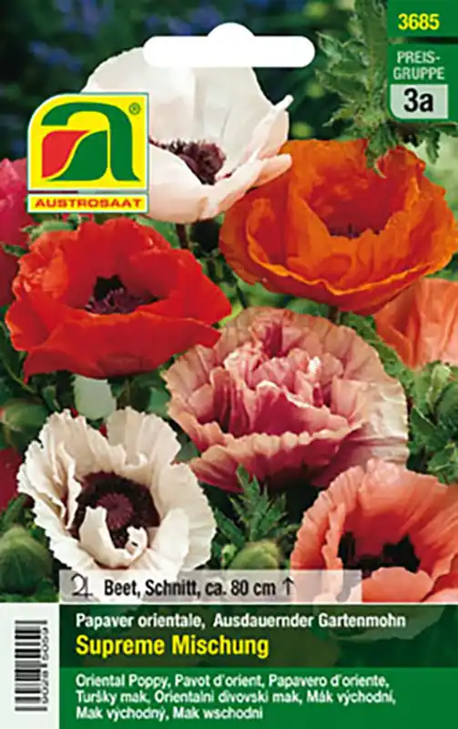 Mohn Orientale Supreme Mischung Kostenloser Versand